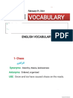 Vocabulary February 01