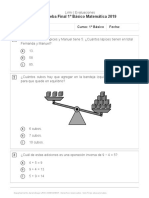 Prueba Matematica 1