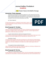 Brainstorm/Outline Worksheet: Sample