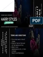 Power Radio - Harry Styles Love On Tour Virtual Tickets