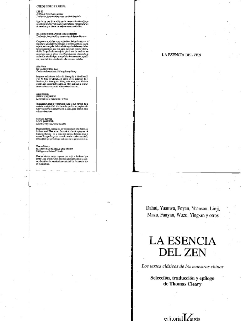La Esencia Del Zen PDF