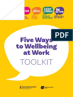 Five Ways To Wellbeing at Work: Toolkit