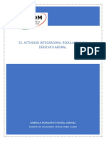 S2. Actividad Integradora. Regulación Del Derecho Laboral.: Gabriela Margarita Michel Jimenez