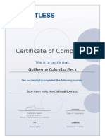 Certificate of Completion: Guilherme Colombo Fleck