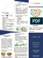 Plantilla Folleto Estilos de Vida Saludables