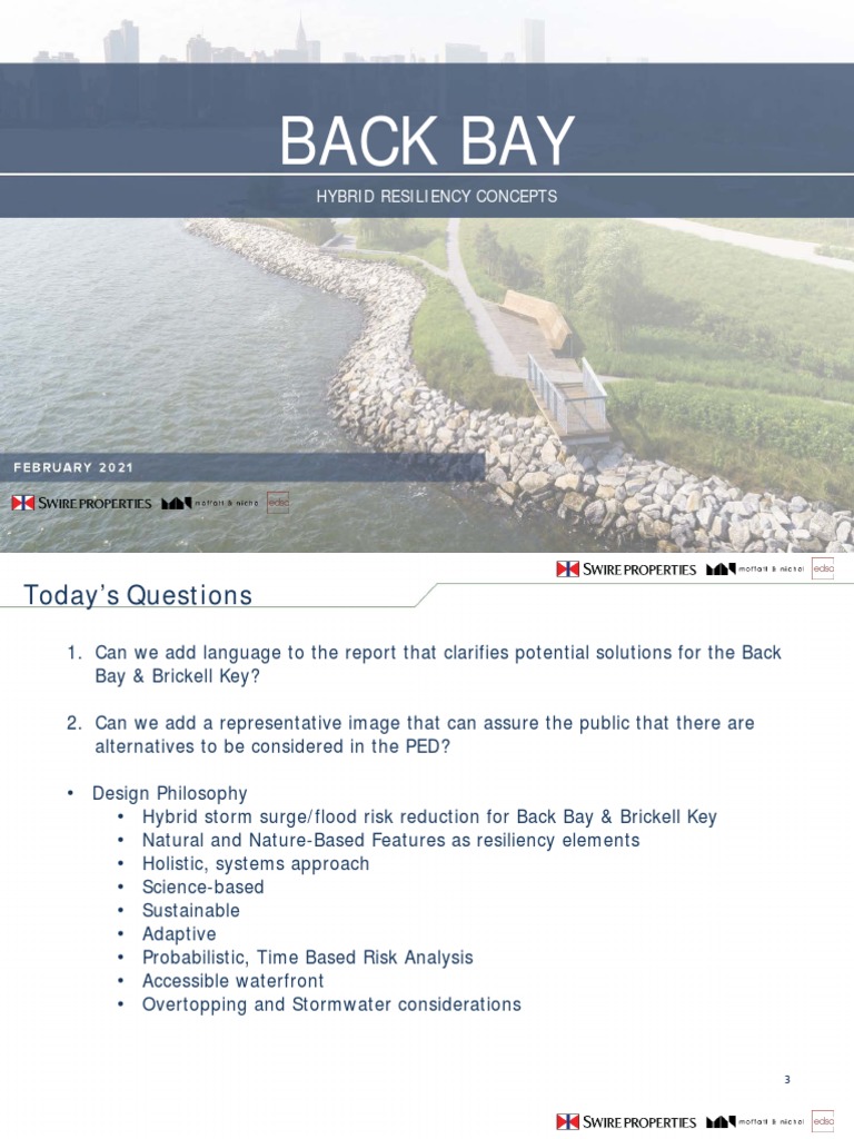 Back Bay Hybrid Resiliency Solutions | PDF | Wetland | Mangrove