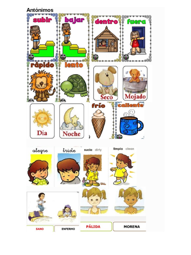 20 Antonimos | PDF