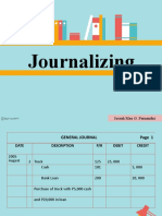 Journalizing: Jessah Mae G. Fernandez