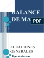 Balance de Masa