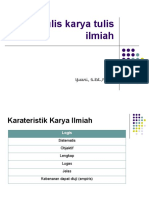 Menulis Karya Tulis Ilmiah: Yusni, S.PD.,M.PD