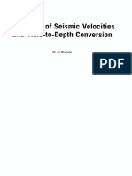 Principles of Seismic Velocities and Time-to-Depth Conversion