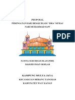 Proposal Peringatan Isra' Mi'raj