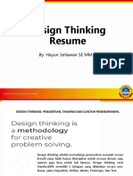 Design Thinking - Resume - by Hayun