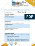 Anexo- Paso 0- Reconocimiento- Reflexionar sobre los procesos educativos