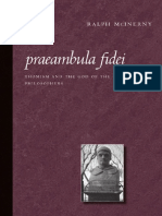 MCINERNY, Ralph - Præambula Fidei. Thomism and The God of The Philosophers
