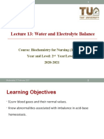 Lecture 13 - Blood Gases and Acid-Base Homeostasis 2020-2021