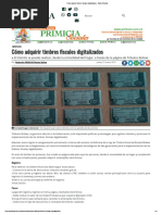 Instrucciones para Timbre Fiscal Electrónico | PDF | Transferencia ...