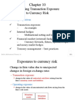 Managing Transaction Exposure To Currency Risk