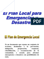 Preparacion Plan Local Emergencia