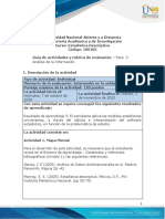 Guía de Actividades y Rúbrica de Evaluación - Unidad 1 - Paso 3 – Análisis de La Información