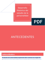 2. Desarrollo Histórico Personalidad