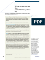 Association of Streptococcal Throat Infection With Mental Disorders Testing Key Aspects of The PANDAS Hypothesis in A Nationwide Study