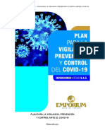 Plan para La Vigilancia Prevención y Control Del Covid-19 - Borrador - 10-09-2020