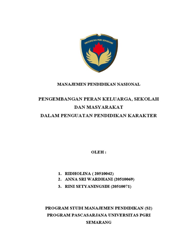 Sinergi Keluarga, Sekolah, dan Masyarakat | PDF | Kesehatan Holistik
