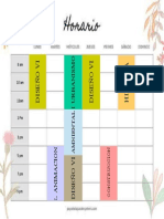 HORARIO