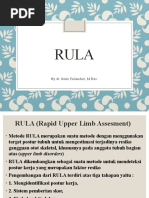 Panduan Perhitungan Skor RULA | PDF