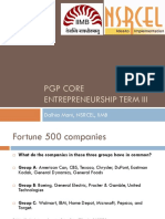 PGP Core Entrepreneurship Term Iii: Dalhia Mani, NSRCEL, IIMB