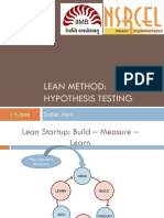 Lean Method: Hypothesis Testing: Dalhia Mani
