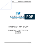 Manual Book No.012 - CHRI MANAGER ON DUTY MANUAL - Ver.001-2011