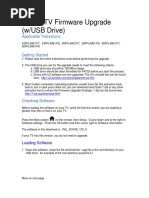 Philips TV Firmware Update Guide | PDF | Usb Flash Drive | Zip (File ...