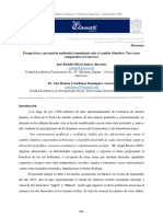 Perspectivas y Percepción Ambiental Comunitaria Ante El Cambio Climático: Tres Casos Comparados en Guerrero José Rodolfo Dircio Juárez (Becario)