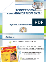 5. Interpersonal Communication Skill in Ph Care