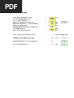 Design of Lacing: 2.5% of Axial Load Force in Each Lacing Bar (Flac)