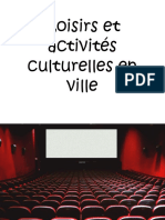 Diapositives-Images-Loisirs-et-activités-culturelles-en-ville-Cm1-Exercices