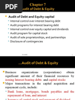 AcFn 3162 CH 7 Audit of Debt & Equity Capital