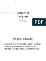 PSY790 Language