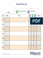 E2020 Fitness Log