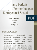 Teori Perkembangan Kompetensi Sosial