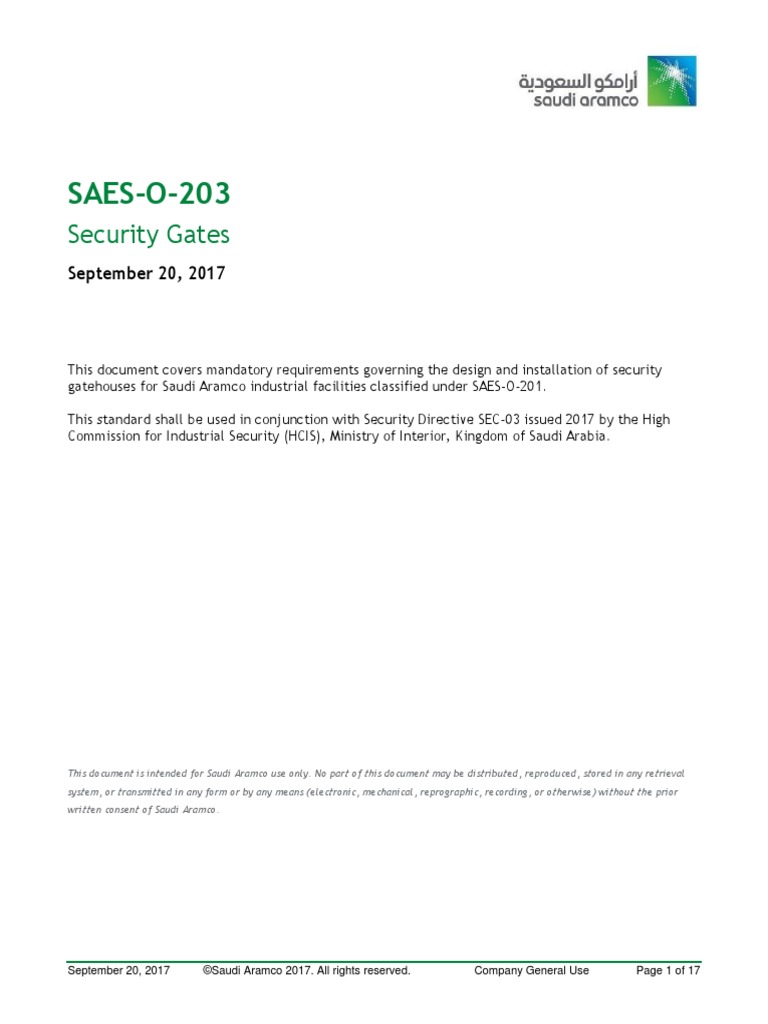 Saes o 203 | PDF | Traffic | Security Alarm