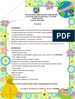 Lista de útiles 2021 Institución Educativa Inmaculada Concepción