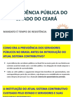 A Previdência Pública Do Estado Do Ceará
