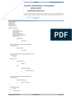 Solution To Source Code For Introduction To Computing (Solution For Laboratory Exercises 8)