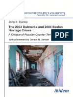 The 2002 Dubrovka and 2004 Beslan Hostage Crises A Critique of Russian Counter-Terrorism