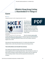 Alibaba HK Listing