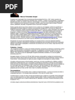 Marcos Fernandes Gaspar curriculo 2011