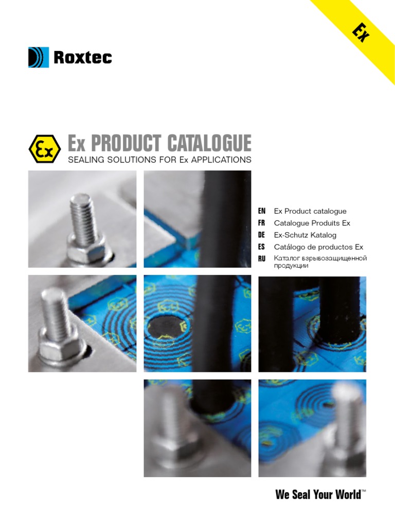 Roxtec Ex Product Catalogue en FR de Es Ru | PDF | La nature | Gaz